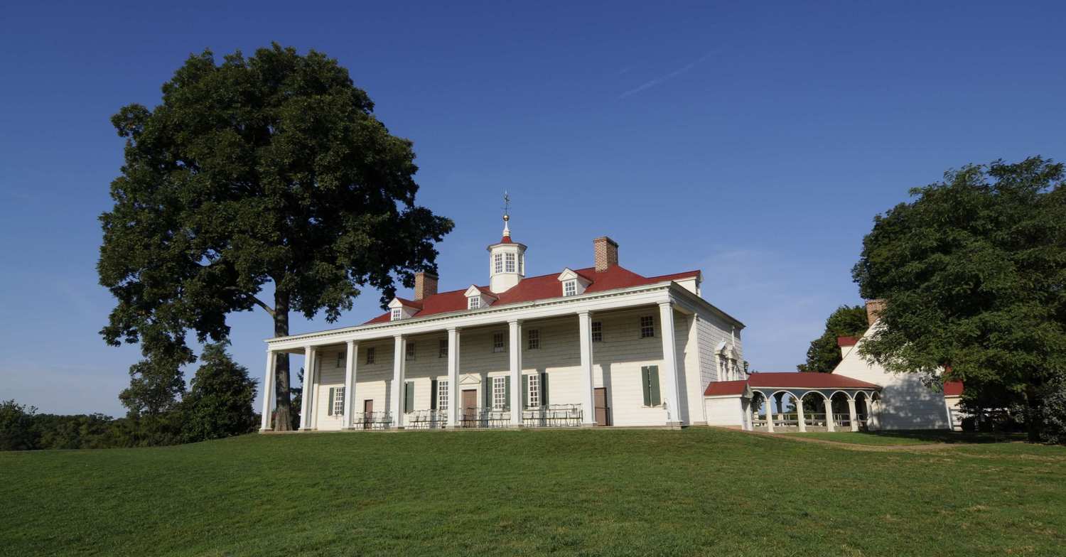 George Washington's historic home sits in the center of a rolling green lawn on his Mount Vernon estate. George Washington's hemp farm is growing again thanks to horticulturists at his Mount Vernon estate and the University of Virginia.
